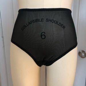 BETTIE PAGE CLASSIC HIGH WAIST OUVERT BRIEF